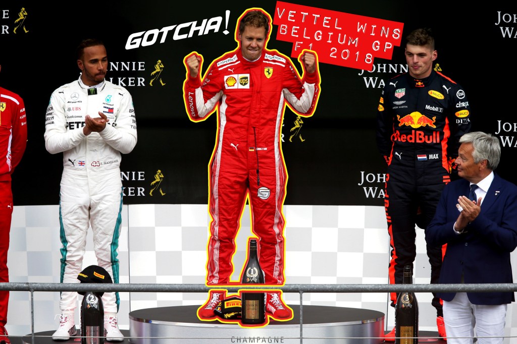 Vettel flies past Hamilton after a dramatic start at Belgian GP: F1&nbsp;2018