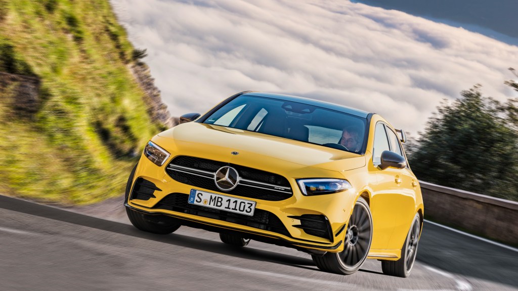 New hot hatch alert! Mercedes-AMG A35: 2018 Paris Motor&nbsp;Show