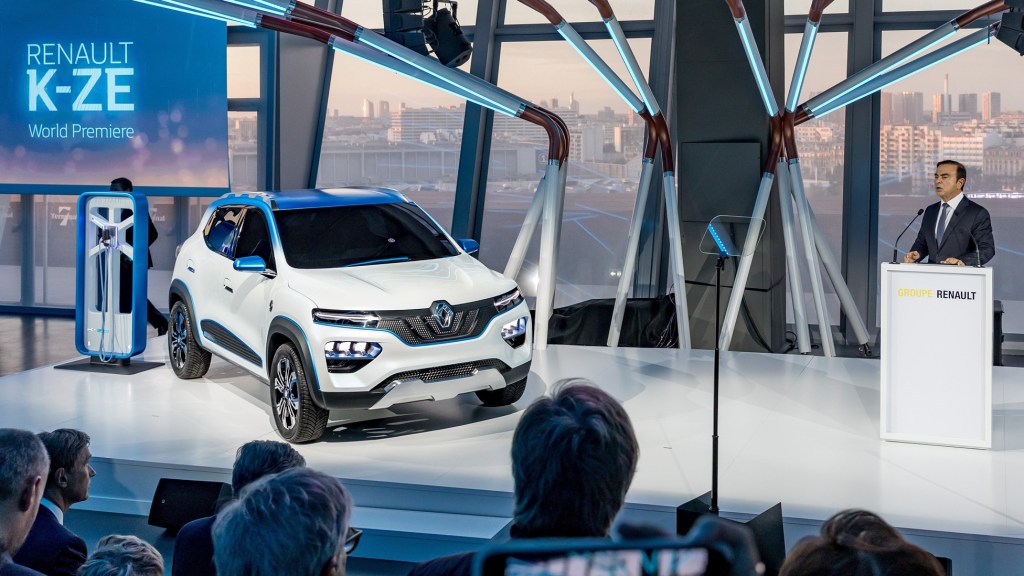 Renault K-ZE is a battery powered Kwid: 2018 Paris Motor&nbsp;Show