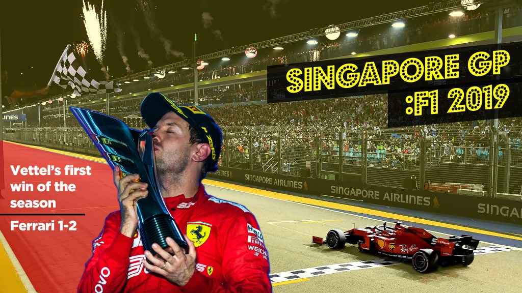 Vettel Ends Win Drought Amid Chaos & Team-Orders Under The Lights At Singapore: F1&nbsp;2019