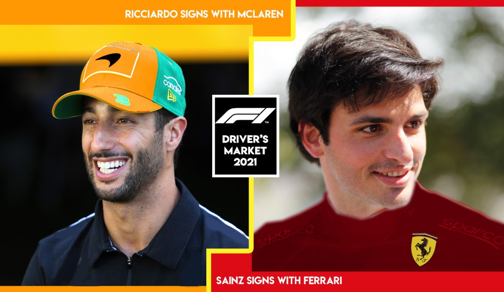 F1 News: Ferrari Confirms Sainz, Ricciardo Slides Into McLaren For&nbsp;2021
