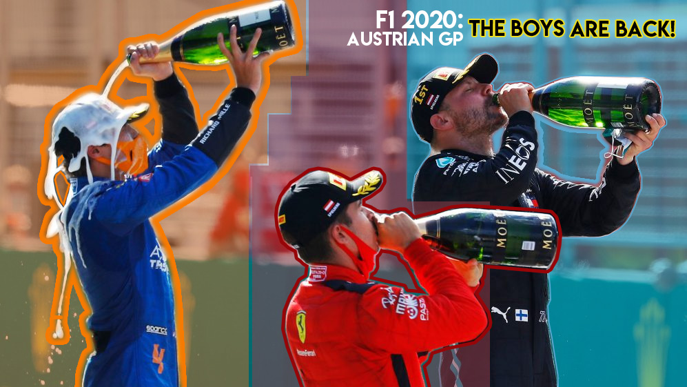 Bottas Wins Dramatic Season Opener, Norris Claims First Podium At Austrian GP: F1&nbsp;2020